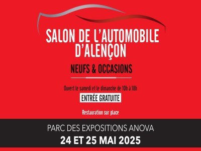 Premier salon de l'automobile à Alençon les 24 et 25 mai 2025.