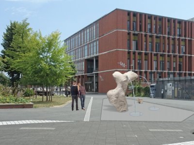 La fontaine de Didier Marcel fait partie des œuvres destinées à être pérennisées.