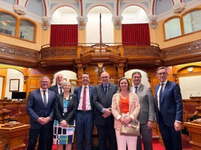 Des députés manchois sont allés en visite à Jersey pour renforcer les relations avec les îles anglo-normandes, jeudi 22 mai.