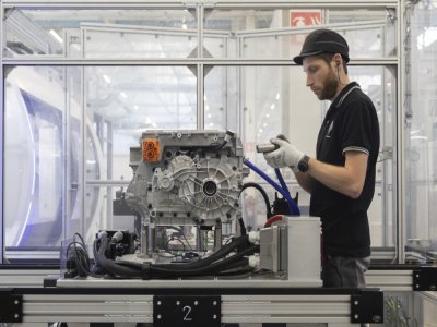 Les moteurs sont fabriqués dans l'usine Ampère de Cléon, près de Rouen. - Renault SAS