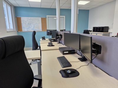 C'est depuis cette salle que les FPS émis par le véhicule seront validés, ou non, par les agents. - Célia Caradec