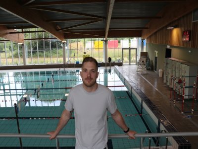 Raphaël Le Plomb, le directeur d'exploitation du centre aquatique Alencéa. - Yaëlle Hurel