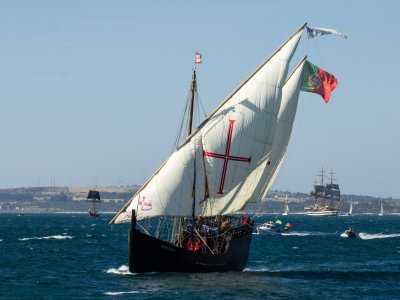 Le Vera Cruz est la réplique d'une caravelle du XVe siècle, le temps des grands explorateurs portugais comme Vasco de Gama. - Rui Costa