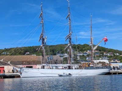Habitué de l'Armada et de Fécamp Grand'Escale, Le Français a été conçu pour naviguer dans les eaux polaires. - Célia Caradec