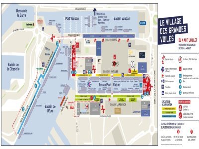 Le plan des Grandes Voiles du Havre : tout est pensé, au centimètre près ! - Grandes Voiles du Havre