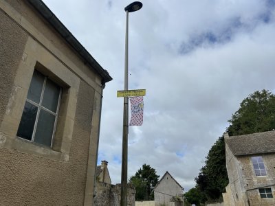 La commune de Colomby-Anguerny est décorée pour le Tour de France. - Lilian Fermin
