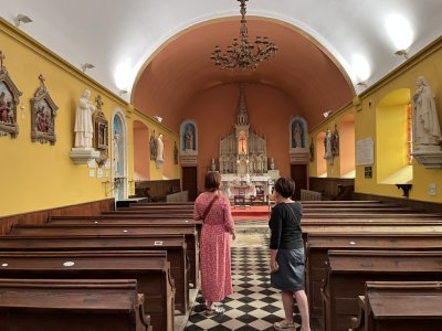 L'inauguration des travaux de restauration de l'église de Coulandon, à Argentan. - Yaëlle Hurel