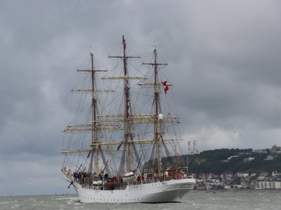 Le Sorlandet, l'une des grandes coques blanches de Norvège. - Maëlys Blondel