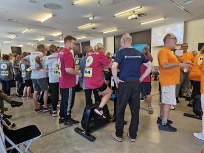 Pour le Tour pour tous au Kindarena de Rouen ce lundi 7 juillet, 154 personnes étaient présentes.