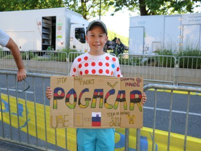 Mathis est un enfant heureux après cette belle journée !