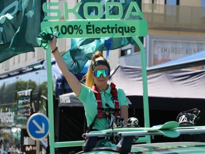 La mythique caravane publicitaire.