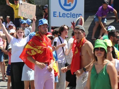 Un autre drapeau normand. La région était bien mise en valeur.