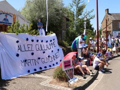 Guillaume Martin-Guyonnet a aussi eu son fan-club à Sainte-Honorine-la-Chardonne, dans l'Orne, et dont il est originaire.