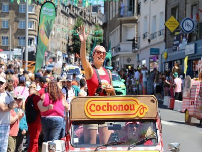 La caravane Cochonou était très prisée ce jeudi 10 juillet.