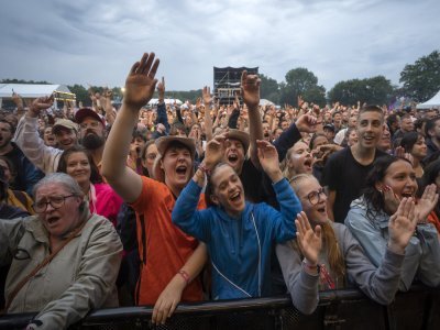 Il y avait foule pour le concert du groupe Deluxe au festival Art Sonic. - Stéphane Mahot