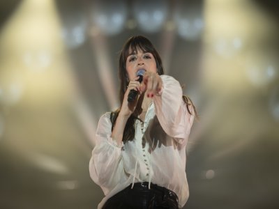 La chanteuse Clara Luciani s'est produit sur la scène du festival Art Sonic samedi 19 juillet. - Stéphane Mahot