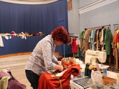 L'atelier couture a lieu tous les jeudis.