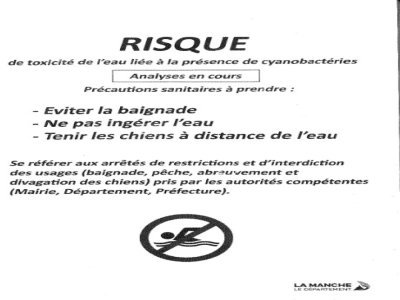 Les fausses affiches vues à Gouville-sur-Mer. - Thierry Valoi
