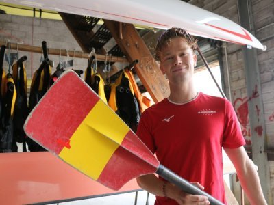 Tom Marlard est manager au club d'aviron de Rouen.