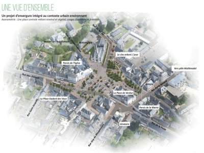 Le nouveau centre-ville de Goderville.