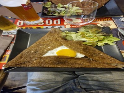 La crêpe forestière.