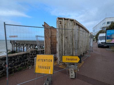 Les travaux de démolition vont durer une quinzaine de jours. - Célia Caradec