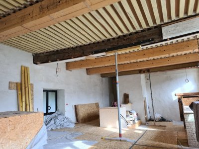 L'accueil avant sa restauration. - Célia Caradec