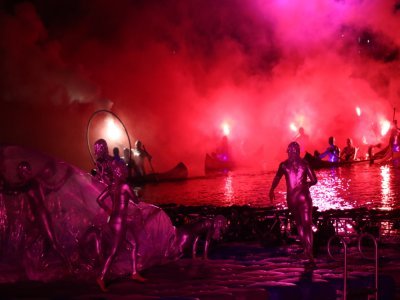 Un spectacle tout en lumière.