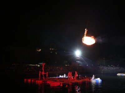 Au total, ce sont 23 000 personnes qui ont obtenu un billet pour assister au spectacle Aquanauts sur les trois jours.