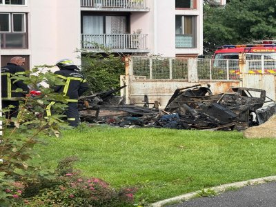 L'incendie a fait des dégâts matériels, mercredi 24 septembre à Saint-Lô.