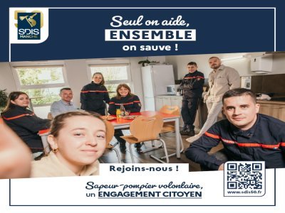 Le côté convivial et vie d'équipe est mis en avant, tout comme le niveau d'engagement demandé. - SDIS 50