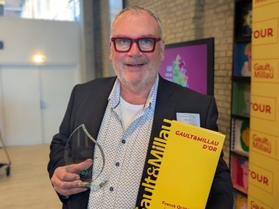 Franck Quinton, chef du Manoir du Lys, à Bagnoles de l'Orne, est auréolé du Gault&Millau d'or. - Célia Caradec