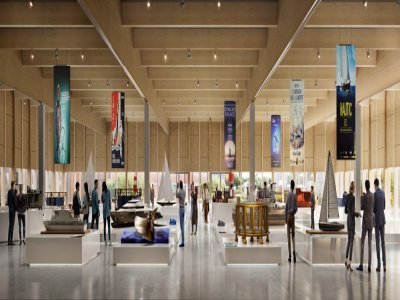 Un hall d'exposition de 2 870m2 est prévu. - AT Chain