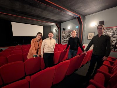 Une partie de la nouvelle équipe associative derrière Le Studio. - Célia Caradec