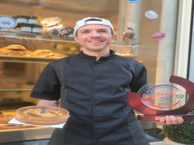 Matthieu Sénéchal, le pâtissier derrière le flan. - Boulangerie Patisserie à la Reine Mathilde