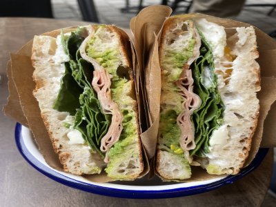 La focaccia Pistachiosa.