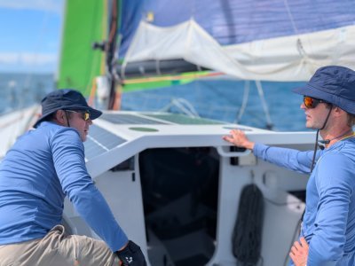 Ce projet est aussi l'occasion de mettre en valeur le transport de marchandises à la voile. - AL - Team