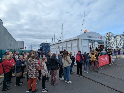 Il fallait arriver tôt pour profiter des deux navigatrices… - Célia Caradec