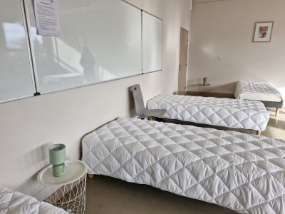 Des chambres de huit lits ont été aménagées. - Célia Caradec