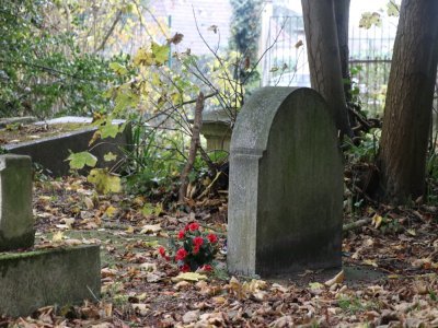 Des tombes abandonnées, d'autres à moitié détruites, mais aussi certaines plus récentes, où reposent des personnes inhumées dans les années 2000. Sur ces dernières, on peut trouver de fausses fleurs, aux pétales éternels. - Elvire Alix