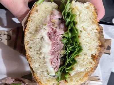 La focaccia Autonno au gorgonzola.