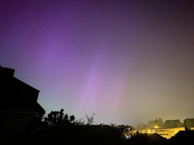 Aurores boréales, Saint-Lô, 11 mai 2024. - Vital Ligan