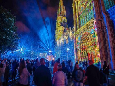 C'est le dernier hiver pour profiter du spectacle son et lumière à la cathédrale de Bayeux. - James Ledolley