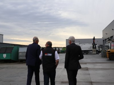 Visite de l'entreprise Cornu, à Sées, jeudi 13 novembre. - Lucie Peudevin