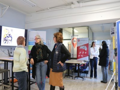 Les conseillers de la Mission locale d'Alençon présentent leurs missions lors d'un temps d'échange, organisé mardi 18 novembre. - Lucie Peudevin