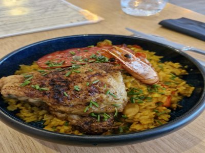 La traditionnelle paëlla.