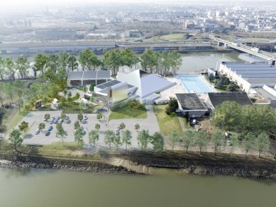 Les Rouennais pourront deviner la forme pyramidale de la structure au loin. - Agence Jean-Pierre LOTT / IVAN ROBIN