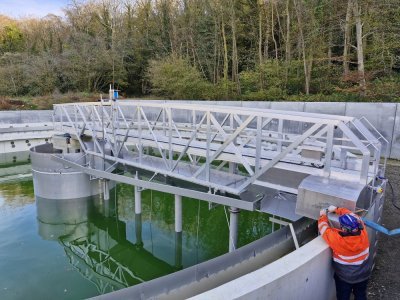 La nouvelle station pourra traiter les eaux usées de 10 000 habitants. - Gilles Anthoine
