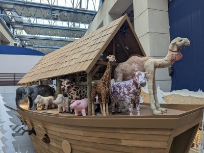 L'arche de Noël est le clou de l'édition 2025 de l'exposition animée. - Célia Caradec