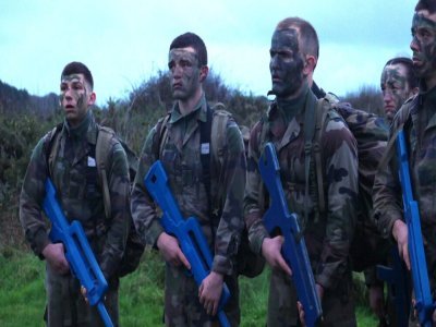 Lors de cette promotion, 75 jeunes de 17 à 30 ans se forment à la vie militaire. - Julien Rojo